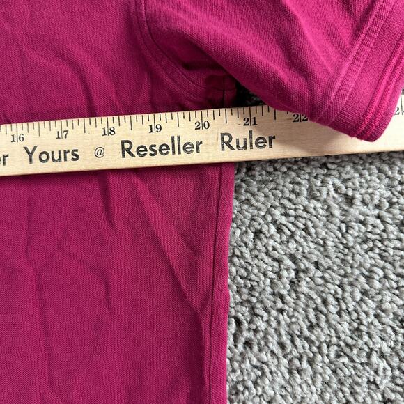 Robert Graham Shirt Mens Medium Red Maroon Classic Fit Short Sleeve Polo - Picture 7 of 8